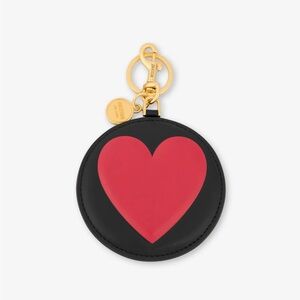 NWT Moschino Big Heart Keychain